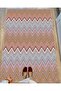 Cotton Series Multy Tones Zigzag Antique Patterned Decorative Woven Base Rug - 4