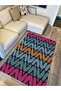 Cotton Series Crispy a Letter Modern Patterned Decorative Woven Base Rug - 4