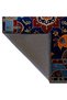 Antique Design Series in Blue Tones Red Detailed Orange Floral Patterned Decorative Carpet Antik84 - 2