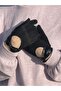 Touch Stylish Elegant Low-cut Bow Flexible Women's Vegan Suede Gloves