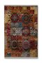 Antique Design Series Multicolored Patterned Fringed Decorative Carpet in Orange Tones Antik86 - 3