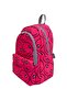 Girl's Primary School Bag Smile Patterned Backpack Feeding and Pen Holder Set of 3 - 3