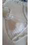 White Flower Rose Detail Hand-knitted Bikini Top - Summer Summer Blouse Bustier - 5