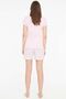 3858 Women's Pink Shorts Pajamas Pajama Set-Pink - 4