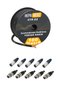 Connection Package-7 Microphone Cable Jack XLR Connector Package