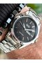Brand Steel Cord, Waterproof, Silver Color, Calendar, Numeral Men's Wristwatch Bracelet
