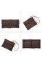 Varzna - Genuine Leather Natural Retro Brown Pen Holder - 6