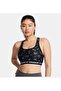 Women's Ua Crossback Mid Printed Sports Bra 1361042-009 - 3