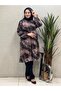 Patterned Chiffon Tunic - Relaxed Fit