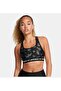 Women's Ua Crossback Mid Printed Sports Bra 1361042-009 - 2
