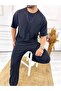 Flexible Lycra - Soft Textured Oversize Sweatpants with Pockets and Comfortable Cut