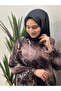 Patterned Chiffon Tunic - Relaxed Fit - 3