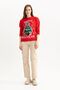 Christmas Themed Crew Neck Knitwear Sweater A5572Ax23Cw - 2