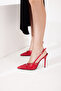 Lani Red Patent Leather 10 cm Women's Stiletto, High Heels - 4