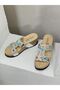 24Y101 STONE BAND 7CM Slipper SOLE SLIPPERS WOMEN - 4