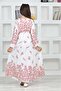Young Girl Chiffon Fabric Cotton Lining Long Hijab Dress - 7