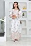 Young Girl Chiffon Fabric Cotton Lining Long Hijab Dress - 5