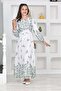 Young Girl Chiffon Fabric Cotton Lining Long Hijab Dress - 5