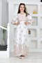 Young Girl Chiffon Fabric Cotton Lining Long Hijab Dress - 4