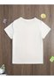 Cute and Fashion Cartoon Unicorn Graphic Printed Girls' T-Shirt - 2
