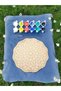12 Different Models 20 cm Wooden Mandala, School Activity, Art Education Hobby Set (6Li Paint and Brush Set) - 2