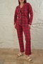 Desenli Pamuklu Örme Pijama Takımı - 6