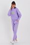 Women's Quilted Embroidered Knitted Tracksuit Set with Elastic Legs - 8
