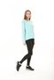 Women's Comfortable Fit Shoulders Pearl Button Detailed Sweatshirt - 5