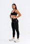 Seamless Sports Tights | Black | Seamles Leggings | Thin Twill | - 5