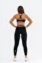 Seamless Sports Tights | Black | Seamles Leggings | Thin Twill | - 6