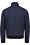Men's Logo High Collar Zipper Closure Pocket Long Sleeve Navy Blue Jacket 14312060-013 - 2