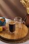 2 Pieces Double Walled Latte Macchiato Glass with Glass Handles - 2