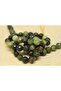 Bracelet Size Peridot (ZEBERCET) Stone, Dark Color, Faceted Cut, Half Strand, 6mm (18CM LONG) - 2