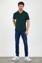 Men's Slim Fitt Buttoned Polo Collar Tshirt - 5