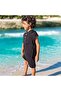 Boy's Hooded Sleeveless Muslin T-Shirt Shorts Set - 3