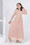 Long Guipure Patterned Hijab Dress - Young Girl Lined - 5