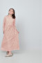 Long Guipure Patterned Hijab Dress - Young Girl Lined - 6