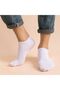 White High Cotton Set of 6 Unisex Booties Socks - 2