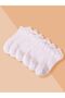 White High Cotton Set of 6 Unisex Booties Socks