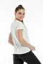 Pack of 2 Ecru Front Printed Embroidery Detailed Viscous T-Shirt - 4