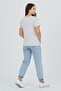 Light Gray Front Printed Basic - 4