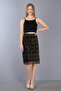 Camouflage Pleated Tulle Skirt with Elastic Waist