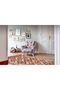 Cotton Series Multy Tones Embossed Look Antique Pattern Decorative Woven Base Rug - 3