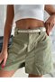 Women's Classic Buckle Set of 4 (Leo&Ekru&Black&Brown) Pants & Skirt & Jacket & Shorts & Dress Belt - 4