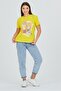 Yellow Front Printed Basic