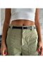 Women's Classic Buckle Set of 4 (Leo&Ekru&Black&Brown) Pants & Skirt & Jacket & Shorts & Dress Belt - 5