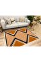 Cotton Series Wicker Look Geometric Pattern Decorative Woven Base Rug - 4