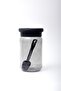 Black Pearl 12 Pieces Glass Jar Spice Set - Vacuumed with Silicone Lid - 4