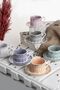 Fnc-08 Daisy Bone China 6-Piece Coffee Cup Set Mix - 3