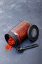 Black Pearl 12 Pieces Glass Jar Spice Set - Vacuumed with Silicone Lid - 3